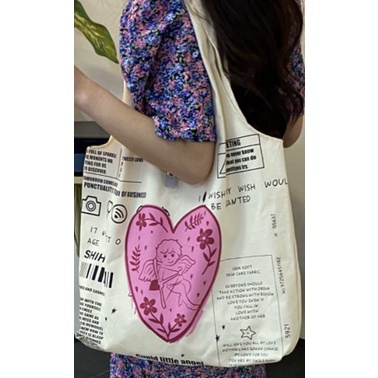 SWEET Totebag Fashion Wanita Tas Samping Tote Bag Aestethic NR