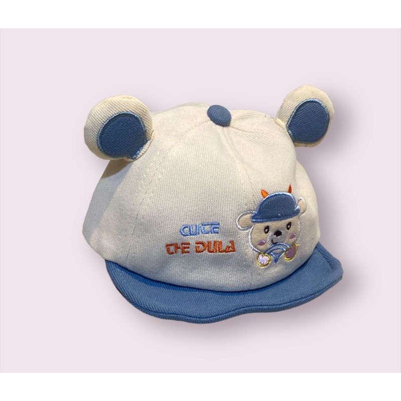 TOPI IMPORT 3D BORDIR CUTE THE COW