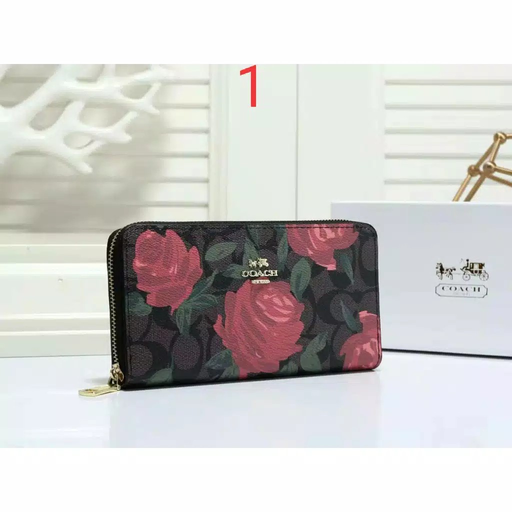 DOMPET WANITA COAACH PANJANG MOTIF-MOTIF ( NO BOX ) #196