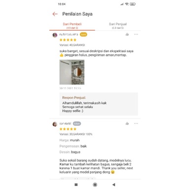 Kaca Cermin Dinding Bulat Aesthetic D20 dan D30-4