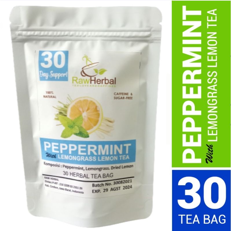 Peppermint Lemongrass Lemon Tea : Peppermint,Serai &amp; Lemon 30 Tea Bag