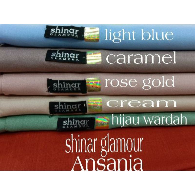 SHINAR GLAMOUR Ansania Part 1 Square | Hijab Luxury Sinar Glowing Segi Empat