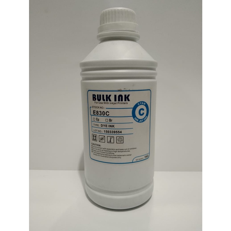 Tinta Dye Bulk Ink For Epson &amp; Canon 1liter CMYK