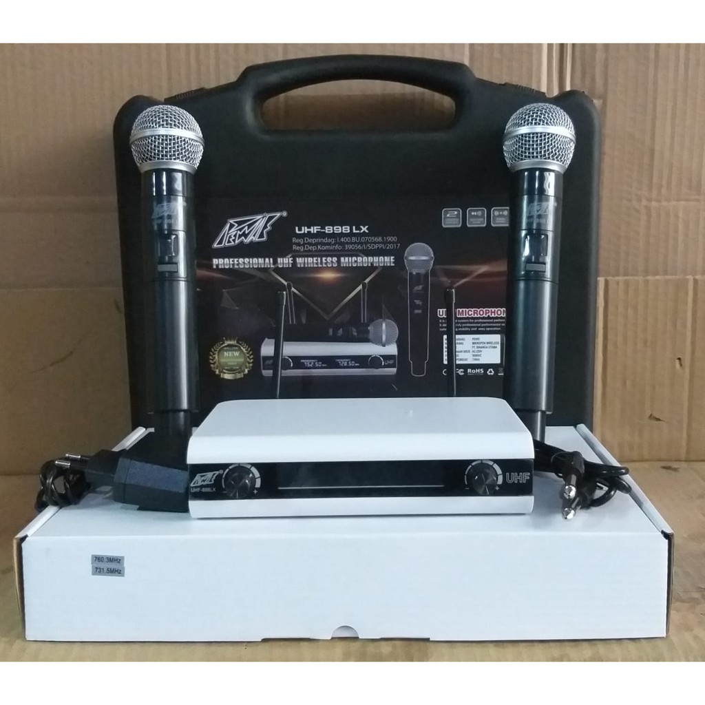 mic wireless heandlle pewie uhf 898 lx