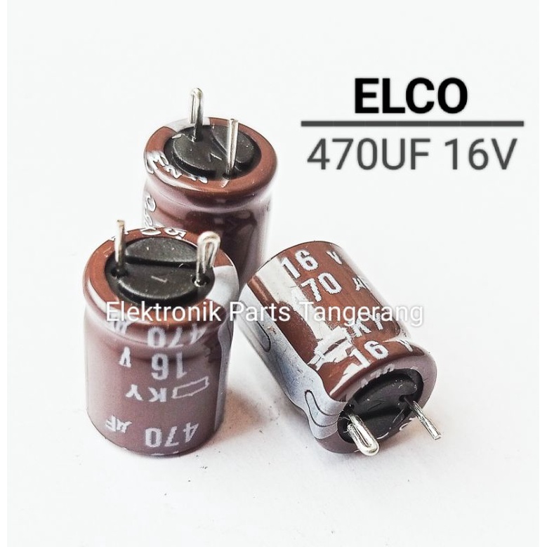 (1 Buah) KAPASITOR ELCO 470UF 16V CAPACITOR ELCO 470UF 16V KAPASITOR 470UF 16V CAPACITOR 470UF 16V E