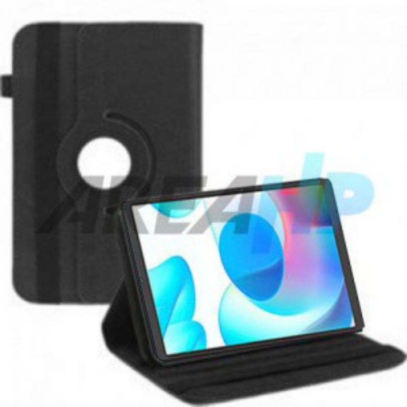 Rotate Rotary Flip Leather Case Casing Cover Realme Pad Tablet Android 10.4 Inch 2021