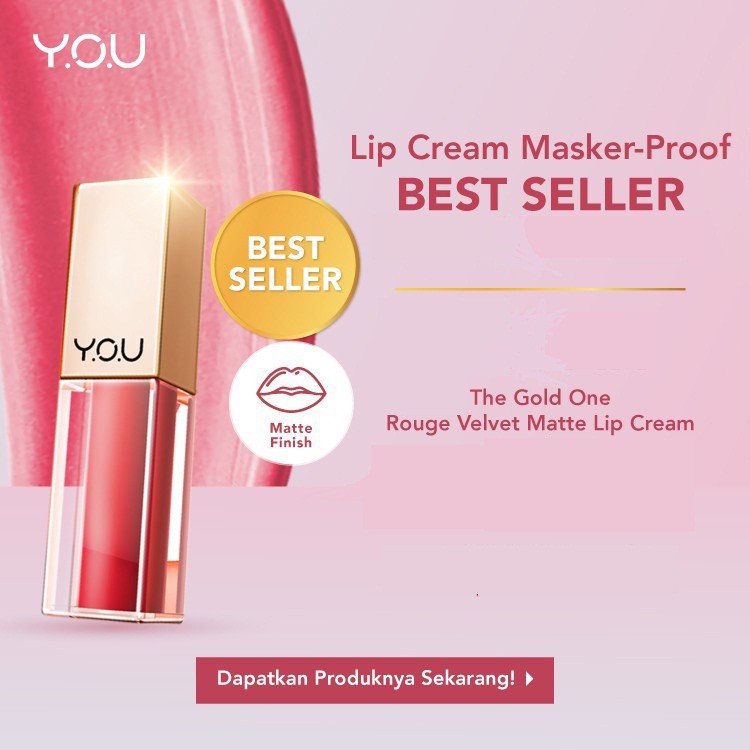 YOU THE GOLD ONE ROUGE VELVET MATTE LIP CREAM 4.5GR