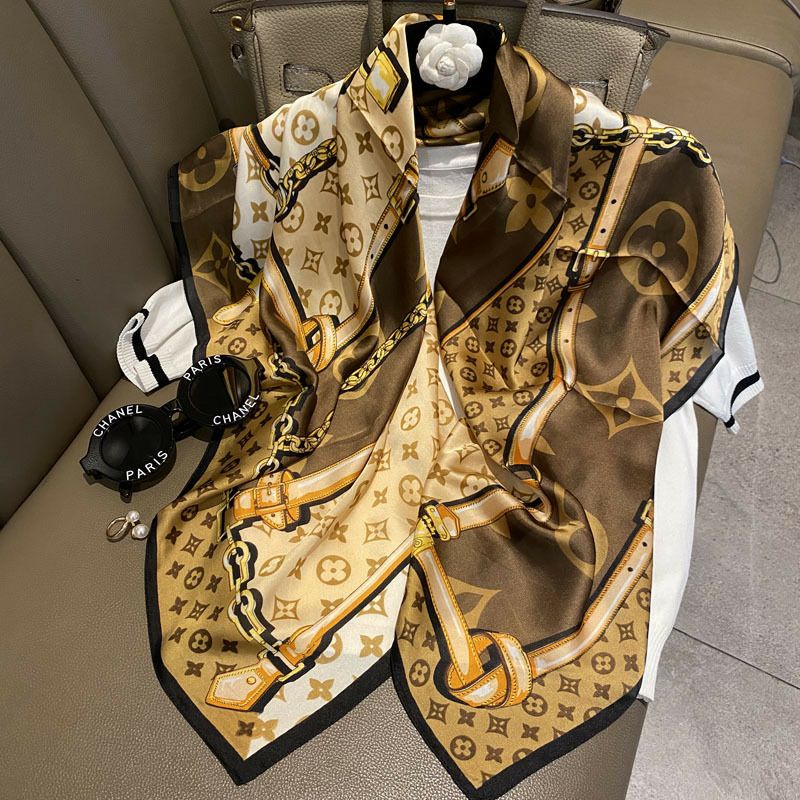 Hijab/Scarf Lv Silk Mewah Import