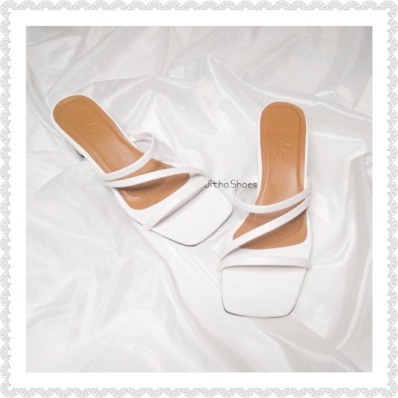 Jitha Shoes - Sandal tali / sandal wanita/Kyle Strap Heels / Sandal Strap