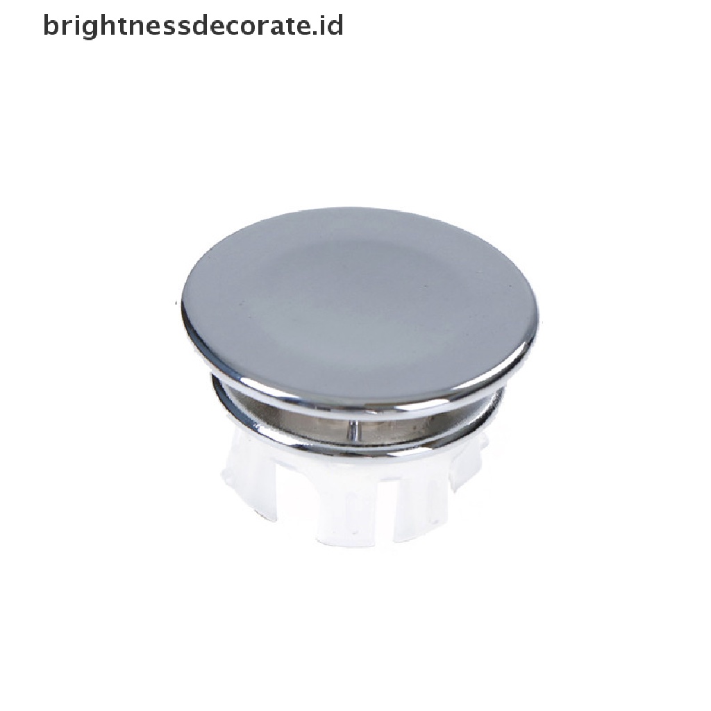 2pcs Sink Pengganti Bentuk Bulat Bahan Chrome Untuk Kamar Mandi