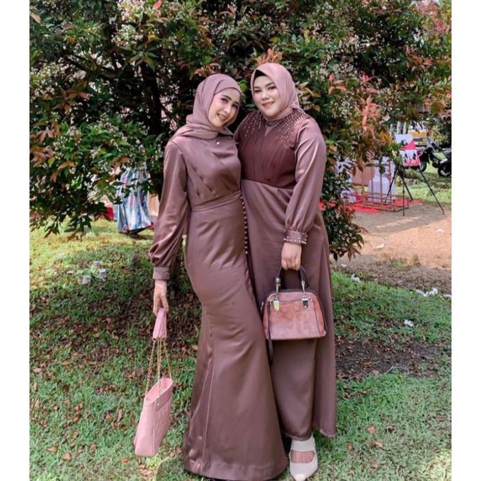 Gamis Satin polos
