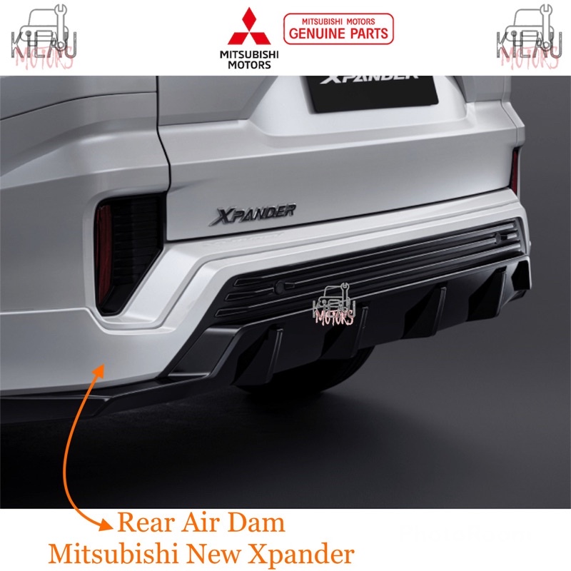 Jual Rear Air Dam Mitsubishi New Xpander / Aksesoris Body Kit Belakang
