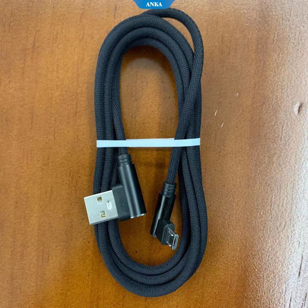 3A pengisian cepat kabel transmisi nilon data 180 ° rotasi cocok untuk android/tipe c/iPhone/OPPO/Xiaomi/Vivo/Huawei/LED tampilan pengisian daya/PUBG gamer