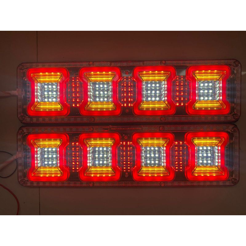 stop lamp truk 24 volt model 4 KOTAK MERAH