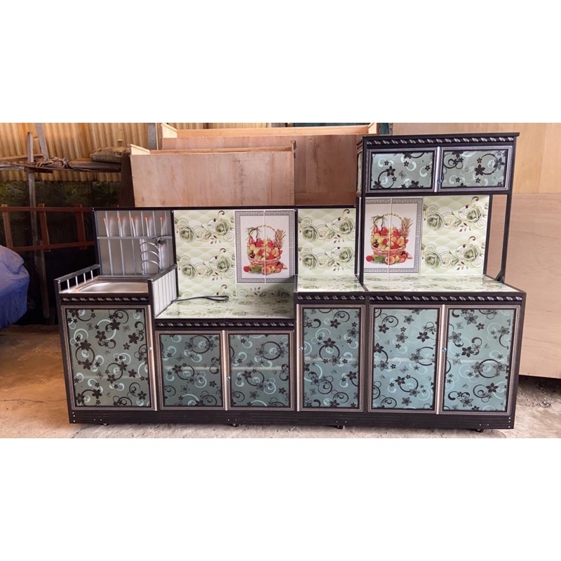 Lemari Kompor / Dapur Set + Wastafel Almunium