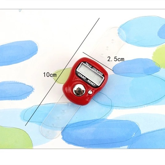 Tasbih Digital Mini Jari Tangan Elektrik Counter Universal LCDDigital