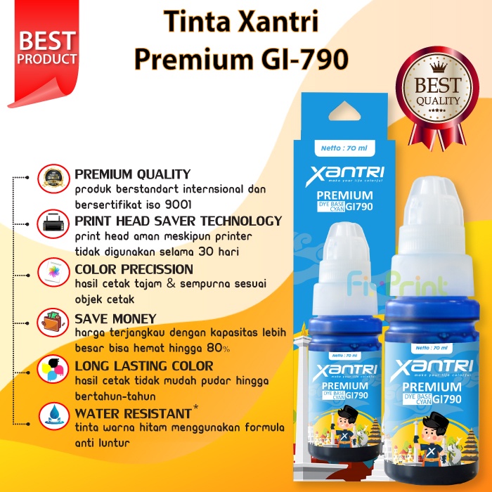 Tinta Xantri BT5000 BT6000 Printer DCP T300 T500W T700W MFC T800W