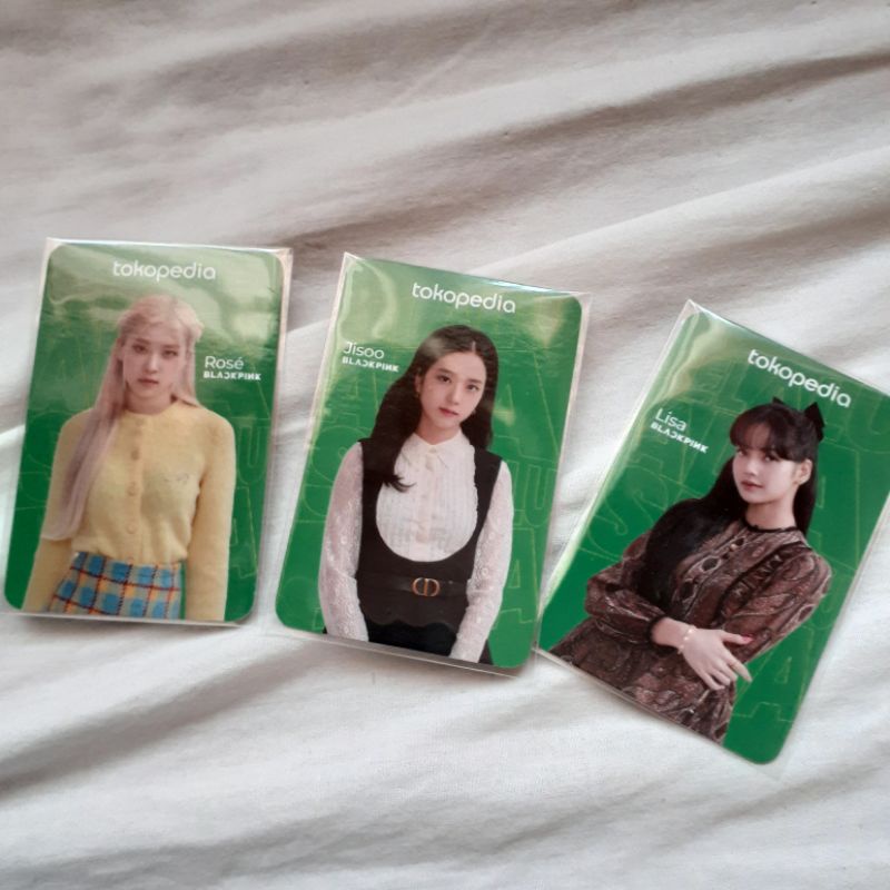 Photocard BLACKPINK lisa rosé jisoo toko hijau