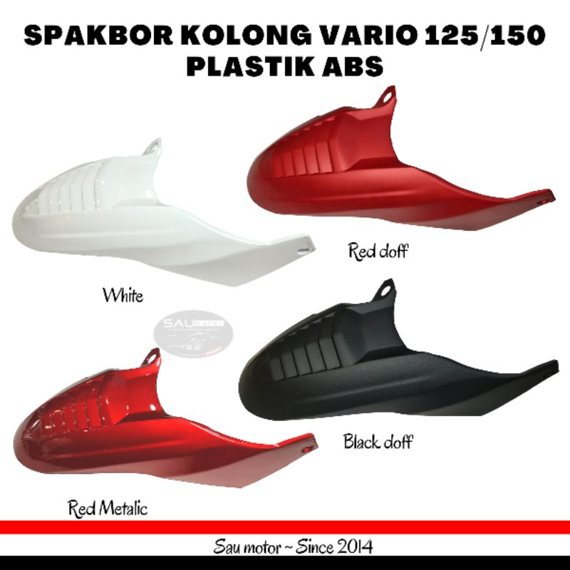 Saumotor Spakbor Kolong Vario 125 Vario150 Hugger Vario Plastik Black Doff