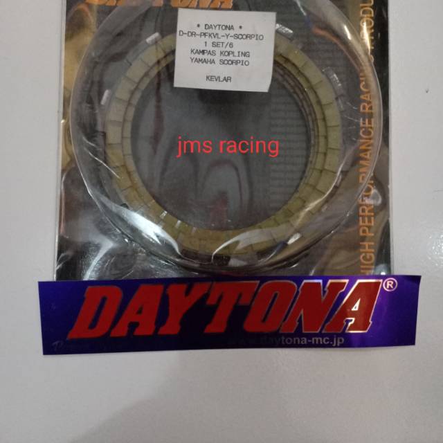 Kampas kopling plat kopling kevlar daytona asli scorpio