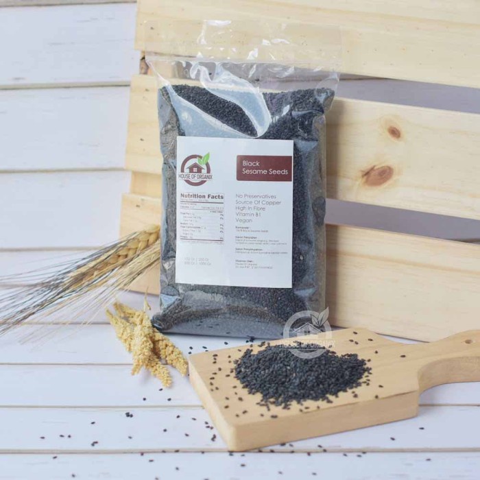 

Q1254521 Black Sesame Seeds (Biji Wijen Hitam) 250Gr Dw51Sqs