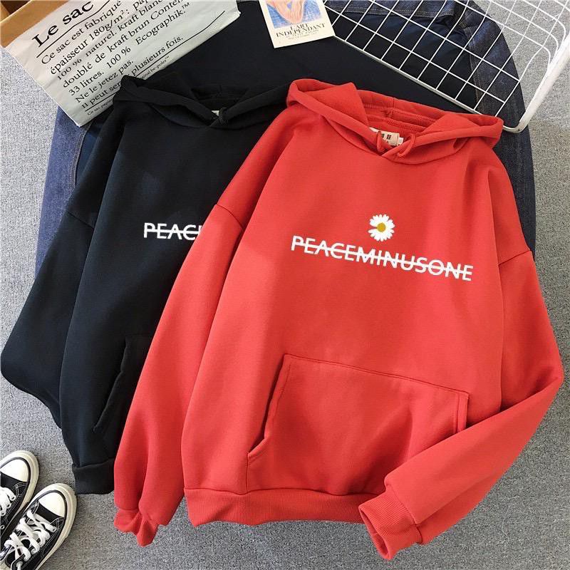 SWEATER PEACEMINUSON OVERSIZE HOODY JUMBO CEWEK COWOK KEKINIAN MURAH TEBAL KAOS LENGAN PANJANG JAKET