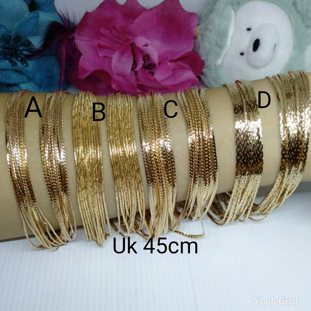 (1LUSIN) Rantai Kalung Xuping A-D