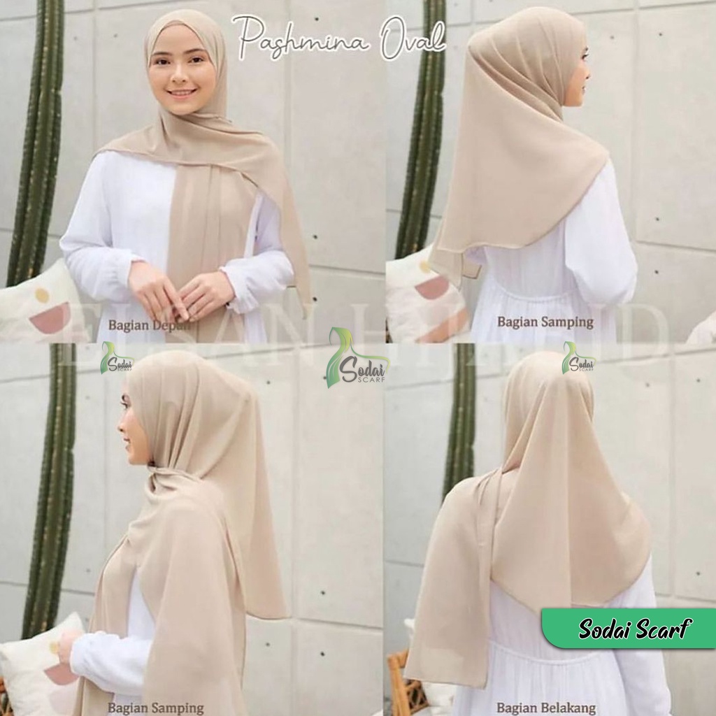 Pashmina Oval Curve Ceruty Babydoll Premium 175x75 Cm