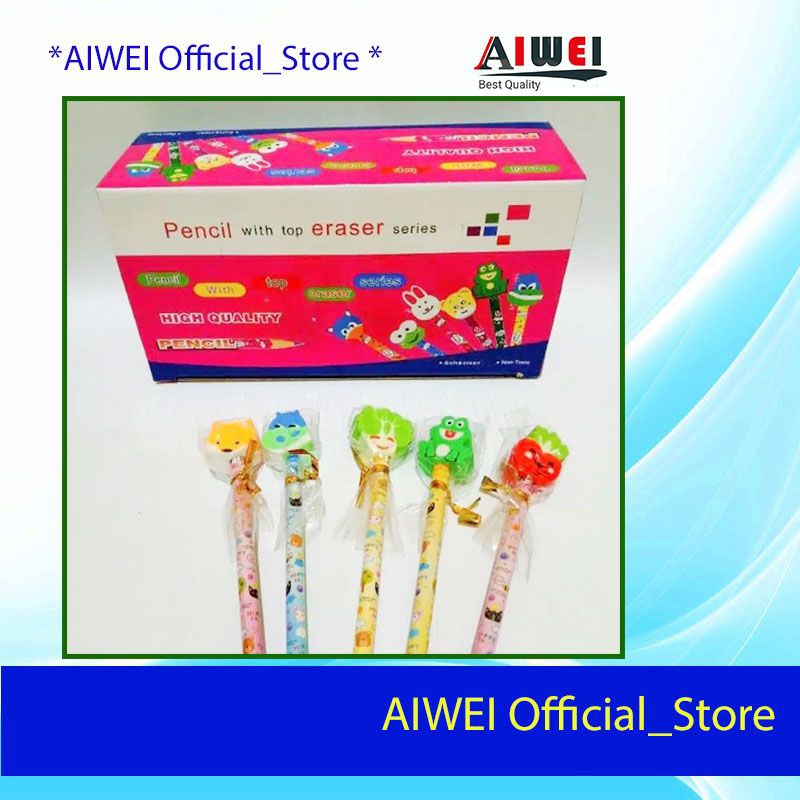 

Pensil Karakter ECER ( 1 PCS ) PENSIL PLUS PENGHAPUS KARAKTER HEWAN LUCU