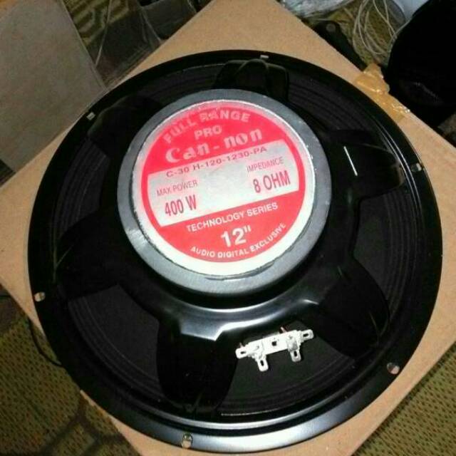 Speaker Canon 12 Inch Full Range