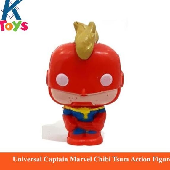 @#@#@#] Universal Captain Marvel Chibi Tsum Action Figure
