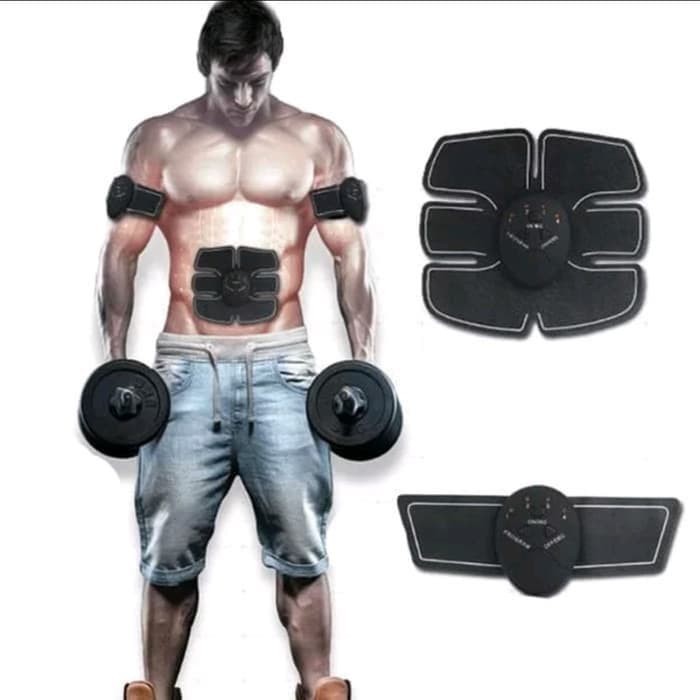 SET 3 PCS Stimulator Terapi EMS Otot Six Pack ABS SIXPACK SCULPTER