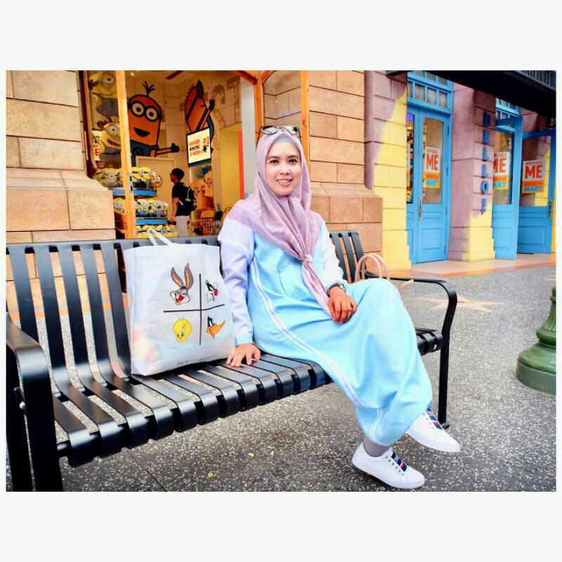 SUNNY DRESS BABY BLUE ALL SIZE