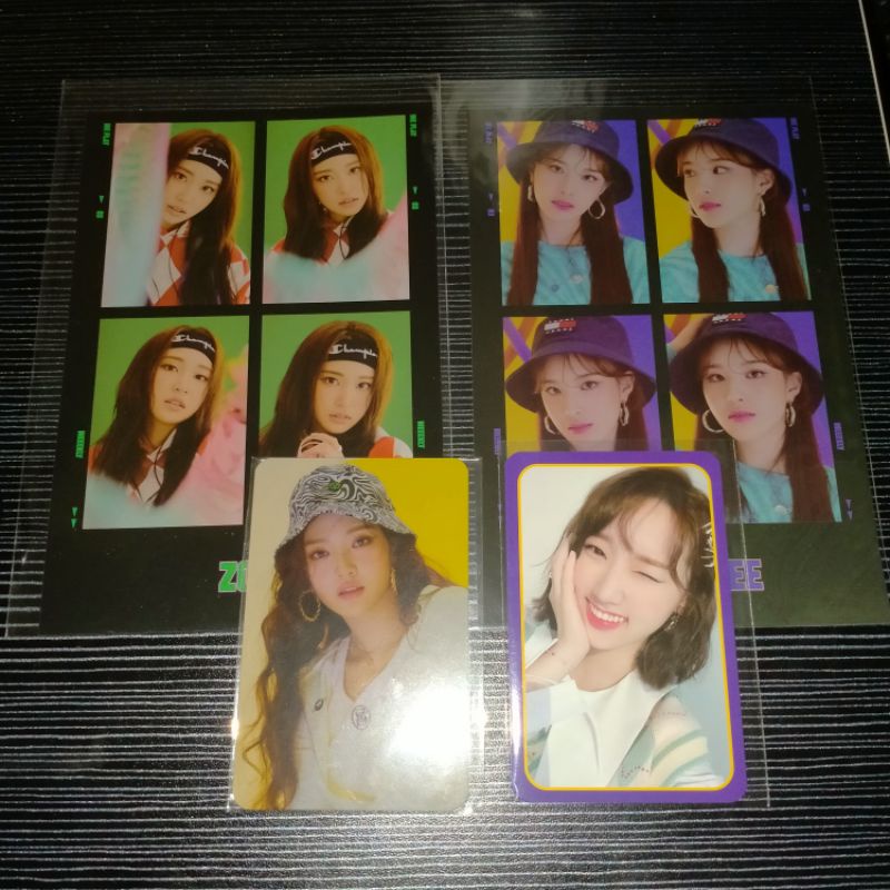 Photocard weeekly Jiyoon Soeun, 4cut Zoa Jaehee