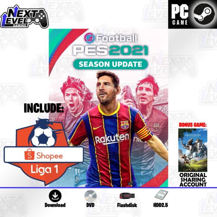 Murah eFootball PES 2021 / PES 21 PC STEAM ORIGINAL [ SHARING ] - Download Free ongkir