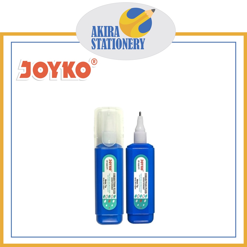 

Correction Pen JOYKO S201 PT / Tipe X Cair S-201 per 1 Pcs / Tip Ex Fluid S201PT ( PCS )