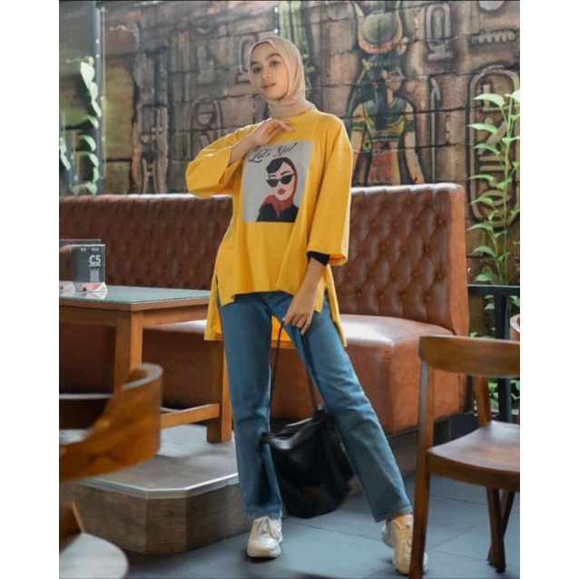 Midi kaos oversize