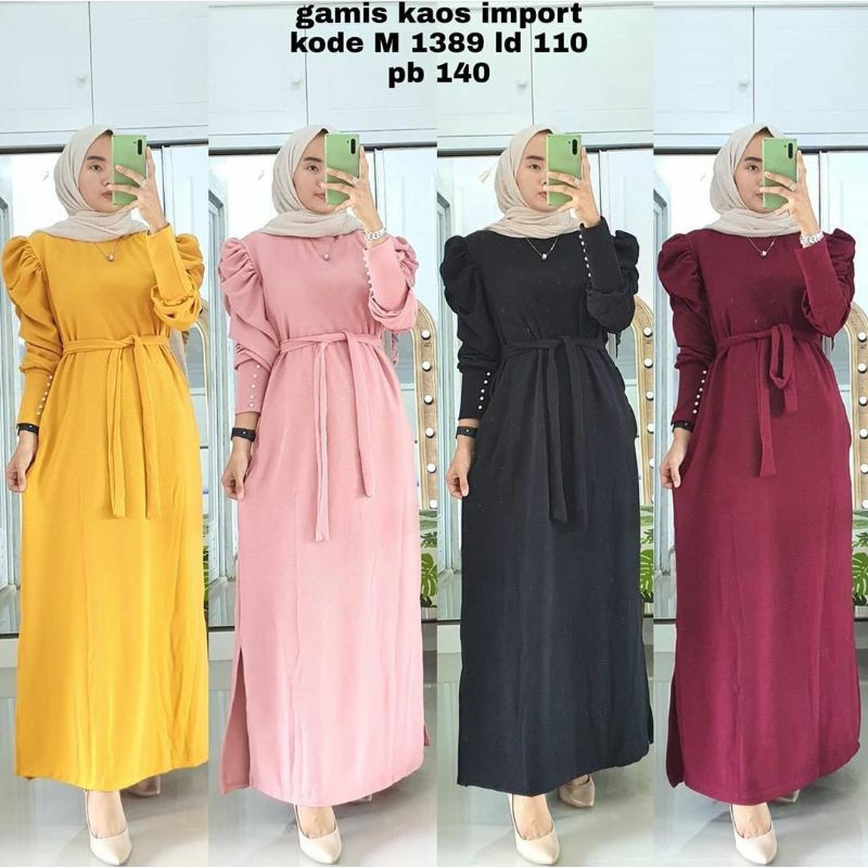 Gamis kaos import