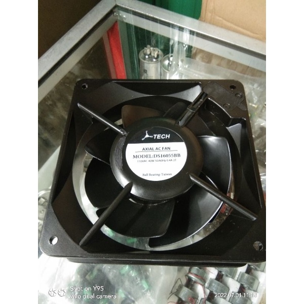 FAN AC ATECH ORI AC 110V 16CM X 5,8CM BALL BEARING TAIWAN ALL METAL