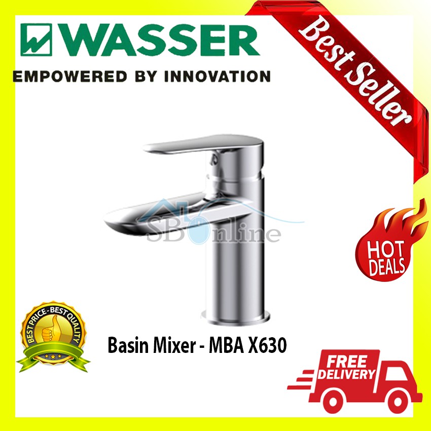 Basin Mixer and Faucet by Wasser - X630