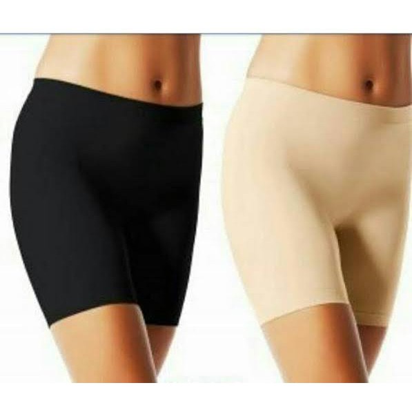 Shortpants celana pendek wanita standar &amp; jumbo spandek Jersey / Daleman ketat