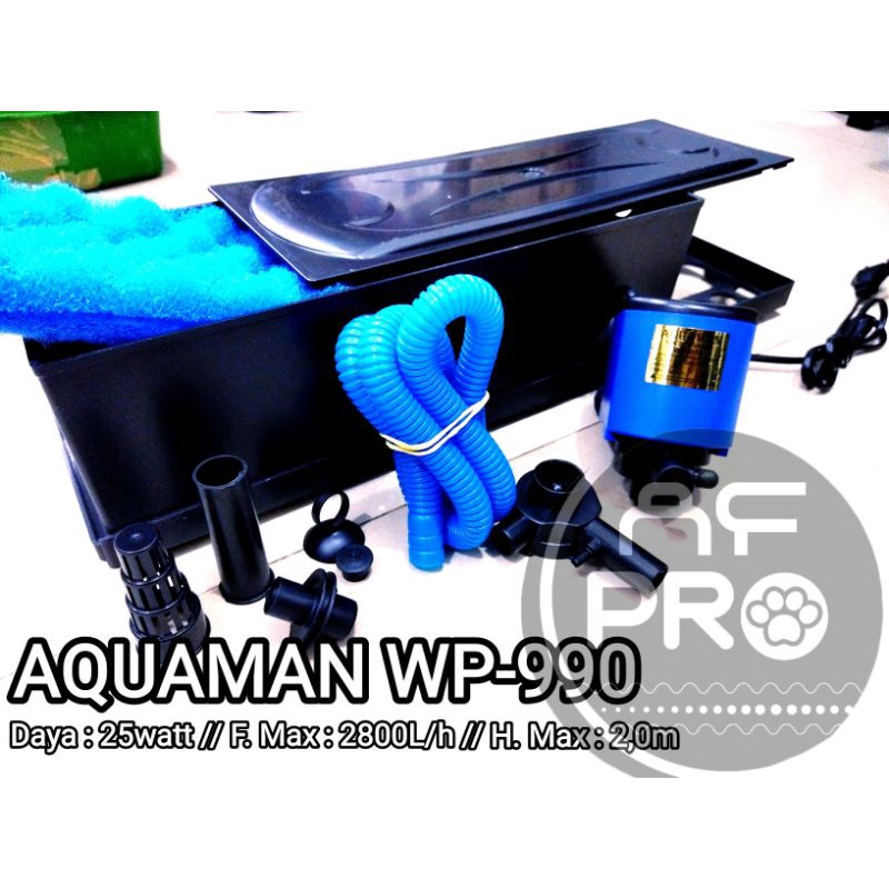 Promo Murah Pompa Aquarium Box Filter AQUAMAN WP 990