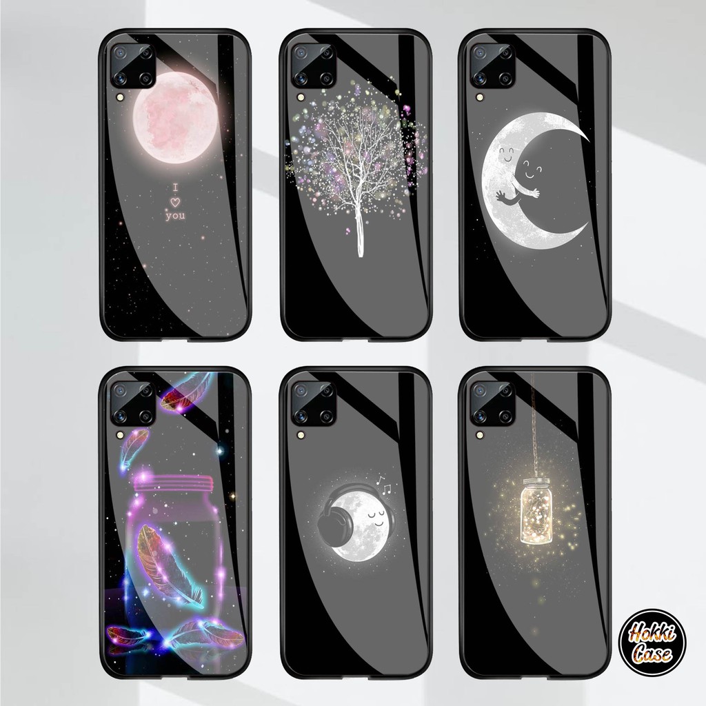 Softcase Glass kaca SAMSUNG A12  - [H268] - Case Kaca  SAMSUNG A12  - Softcase SAMSUNG A12