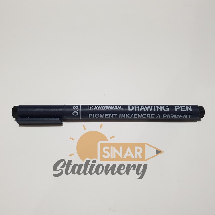 

Pendrawing- Drawing Pen Snowman 700 Hitam 0.8 -Drawing-Pen.