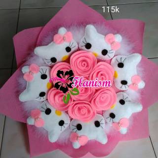 Buket Bunga Hello Kitty Shopee Indonesia