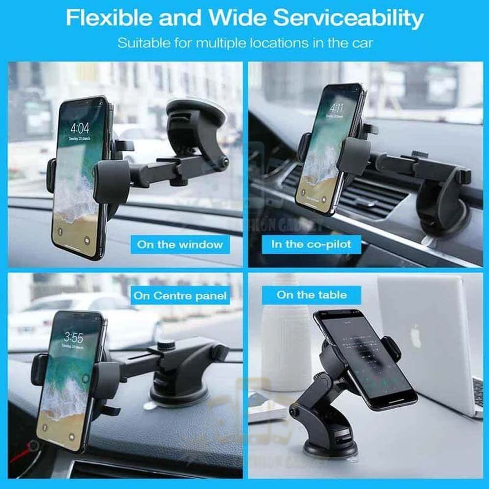 Holder Dashboard Mobil Ventilasi Holder Phone Gps Lize Oval Car Long Strong Head Dudukan HP di Mobil