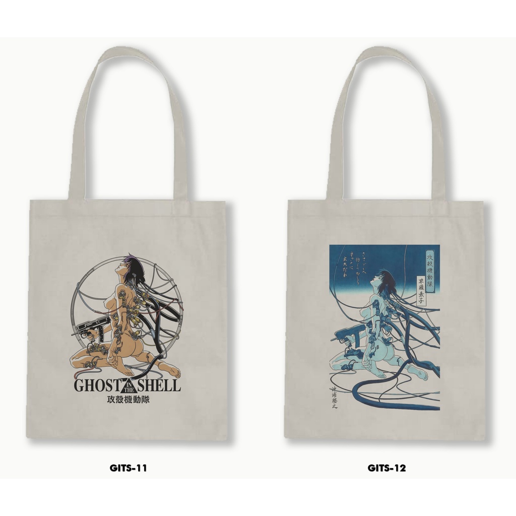 TOTE BAG BLACU - GHOST IN THE SHELL