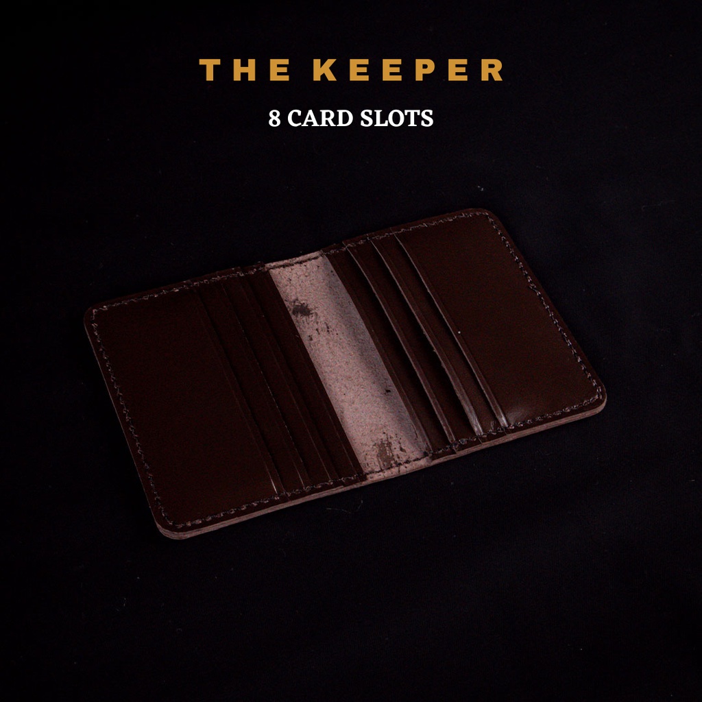 Dompet Kulit Asli Lipat Pria Wanita THE KEEPER