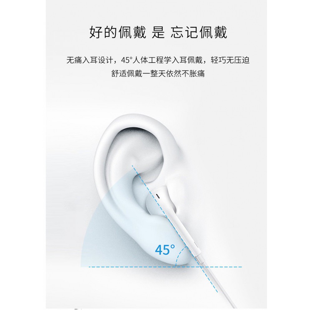 Original WIWU EB01 - Earbuds Earpods Lighting with Charging Function