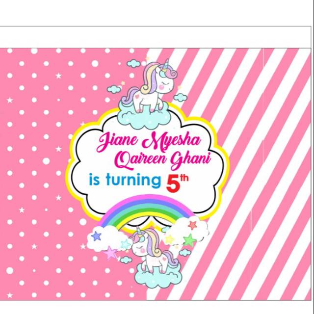 

Desain grafis untuk acara ulang tahun (soft file)